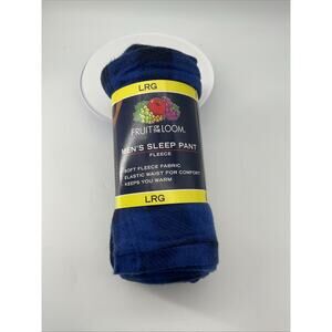 New Fruit Of The Loom Men’s Sleep Pant Multicolor Size L